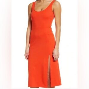 NWOT Open Edit Scoop Neck Midi size XS